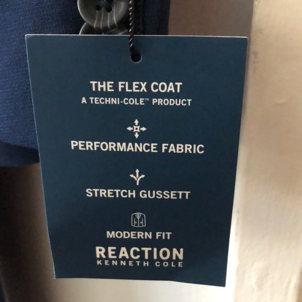 Kenneth Cole Reaction Men's Blue Suit Jacket